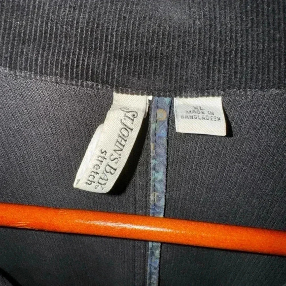 St. John’s Bay Stretch Black Corduroy Blazer/Jacket Size XL - Picture 3 of 5